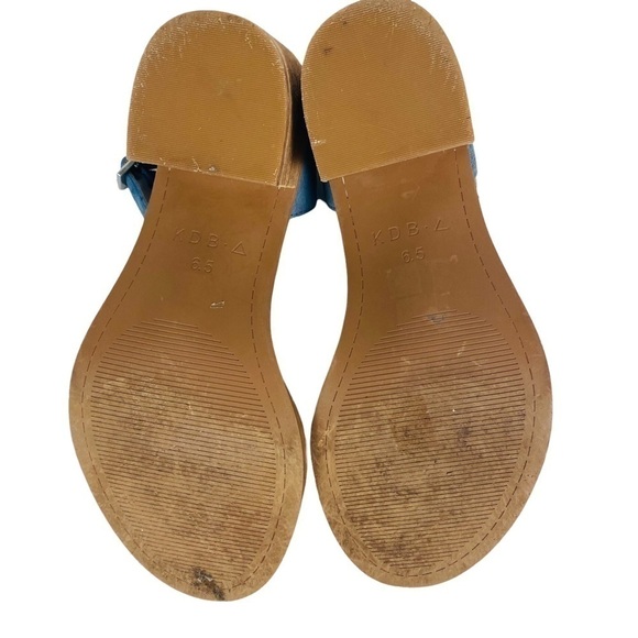 𝅺STEVE Madden Rock Stud Wedge Espadrille Size 7 - Picture 5 of 8